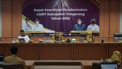 Perkuat Keamanan Data, Pemkab Tangerang Gelar Rakor Pembentukan CSIRT