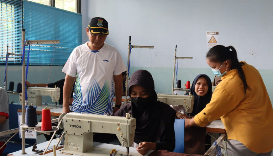 Pelatihan kerja gratis yang digelar oleh Pemkab Tangerang dan Disnaker Kabupaten Tangerang