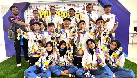 Porprov Vi Banten, Taekwondo Kabupaten Tangerang Sementara Menyabet Medali Dari Seluruh Kelas Di Kategori Poomsae