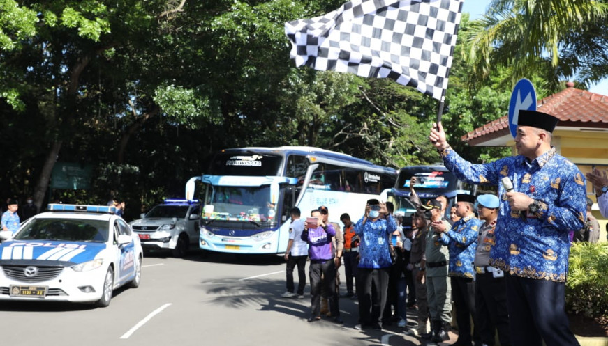 Dishub Kabupaten Tangerang menyediakan 28 armada bus