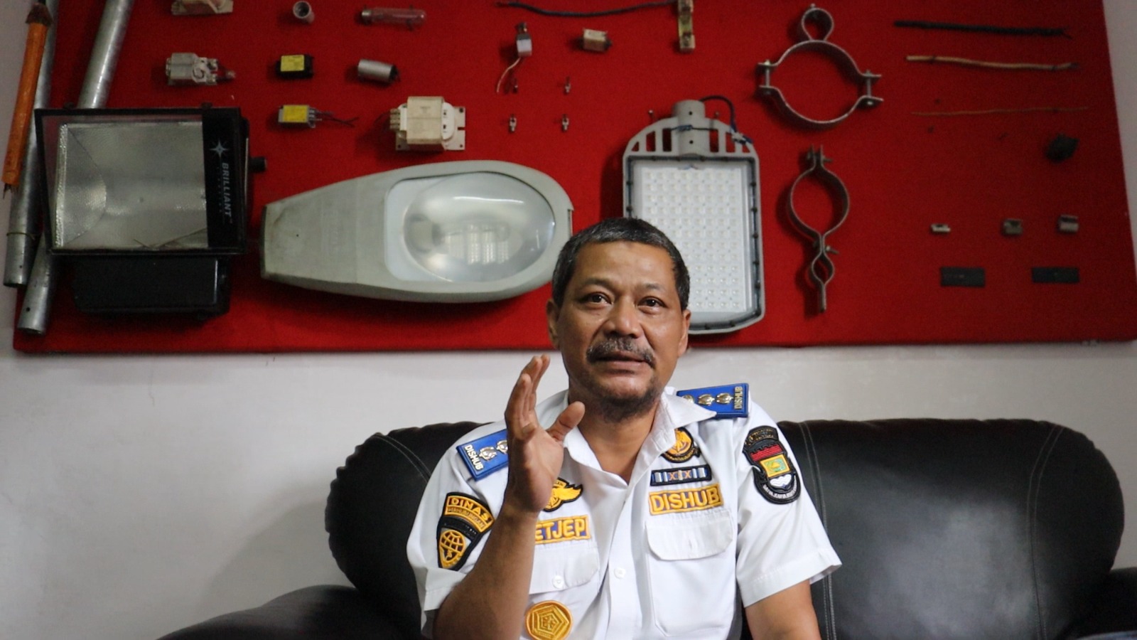 Kepala Bidang PJU Dishub Kabupaten Tangerang, Tjeptjep Hindaryanto